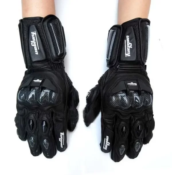 Motorcycle Gloves Afs6 Afs10 Afs18  Security Protection Windproof  Motocross Mittens Touch Screen Men's Leather Motorbike Glove - AliExpress  - Color : AFS10 - Size : M
