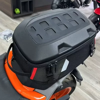Expandable Hard-Top Tail Bag, 8–14 L, Waterproof