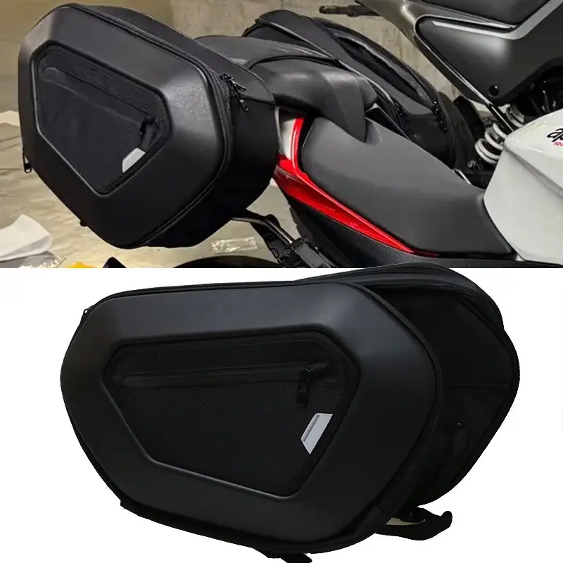 Expandable 15–20 L Quick-Release Saddlebags with Brackets – Aprilia RS 660 / Tuono 660