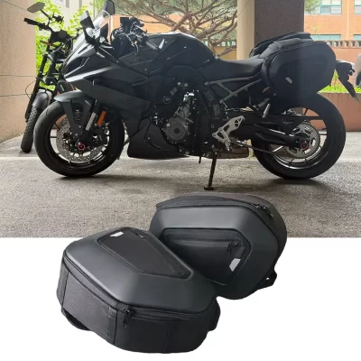 Quick-Release Saddlebags with Mounting Brackets – Suzuki GSX-8S