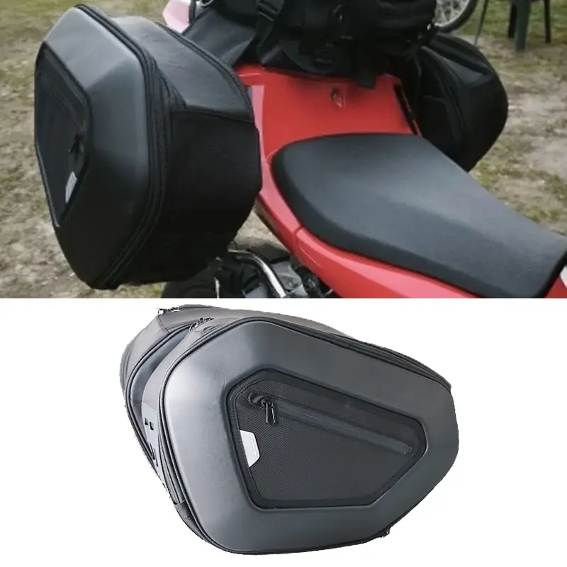 Expandable 15–20 L Quick-Release Saddlebags with Brackets – Honda CBR600RR 2007–2025